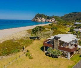 Absolute Beachfront Paradise - Whiritoa Beach Holiday Home